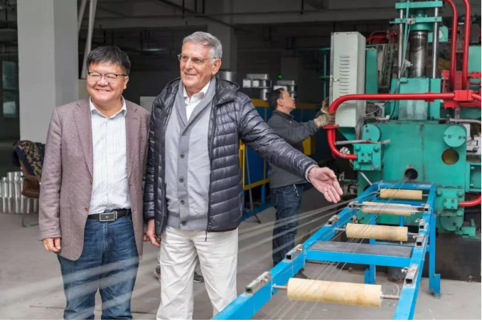 焦作科技河南維可托鎂合金科技有限公司企業(yè)迎來了諾貝爾化學(xué)獎得主訪問